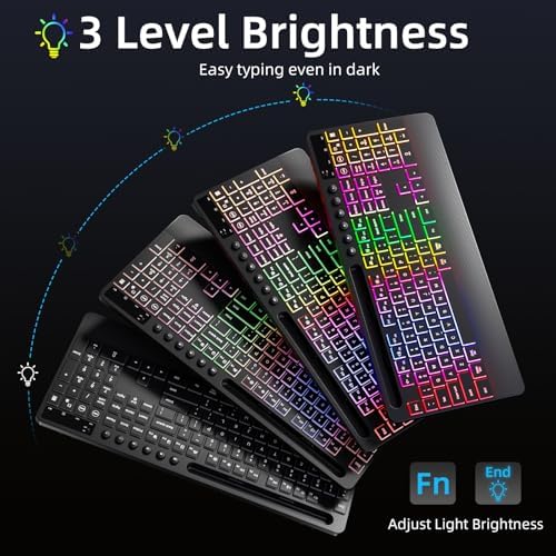 Hamile ergonomic wireless mouse highlighting the contoured side grip design and dynamic lighting modes.