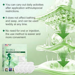 Infographic showing the nano microneedle technology and absorption process of active botanical extracts