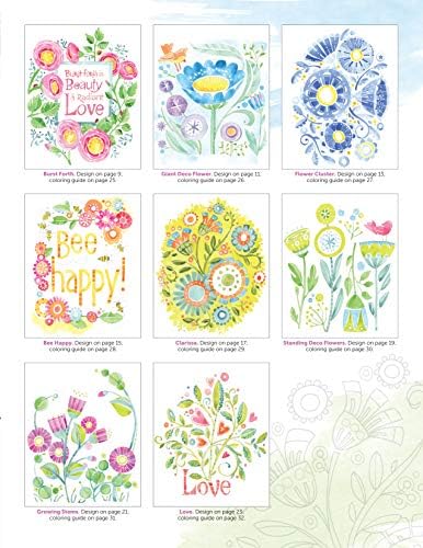 Just Add Watercolor Flowers: Easy Techniques and Beautiful Patterns for True Beginners (Design Originals) 8 Step-by-Step Skill-Building Projects with Tips & Tricks on Thick Perforated Watercolor Paper - Image 6
