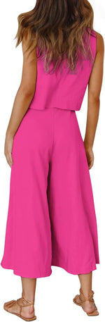 ROYLAMP basic sleeveless crop top fabric detail and neckline