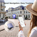 UGreen FineTrack Slim S smart finder being charged with a dedicated magnetic charging cable
