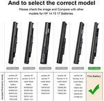 Fancy Buying lithium ion notebook power pack showing the detailed product specification label with voltage information.