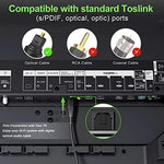 Flexible jacket detail of Bangun optical audio cord