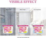 Six pack bundle of Canager lemon rose moisture absorbers for home use
