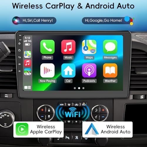 Wireless Apple CarPlay interface running on KOBANOICA touch screen
