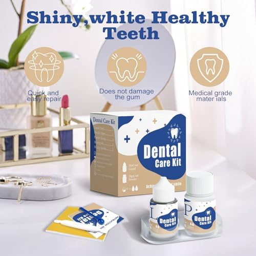 Tools included in the dental bridge and crown repair kit