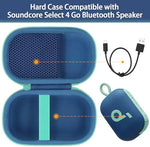 Co2CREA water resistant speaker case custom molded bottom compartment close up view
