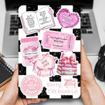 Holographic star effect visible on Kindle back cover insert