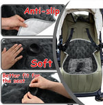 Lynmark car seat liner showing anti-slip backing detail