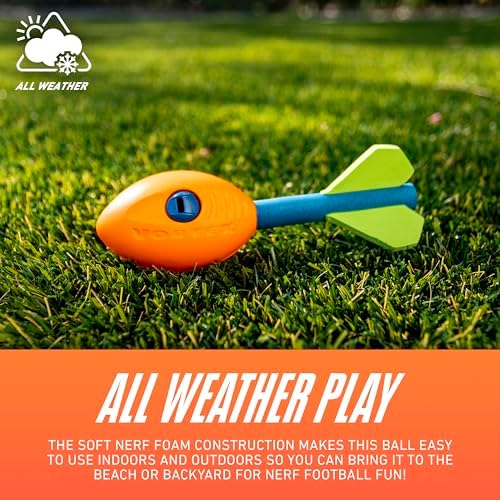Nerf long distance aero flyer toy packaged and ready for outdoor playtime