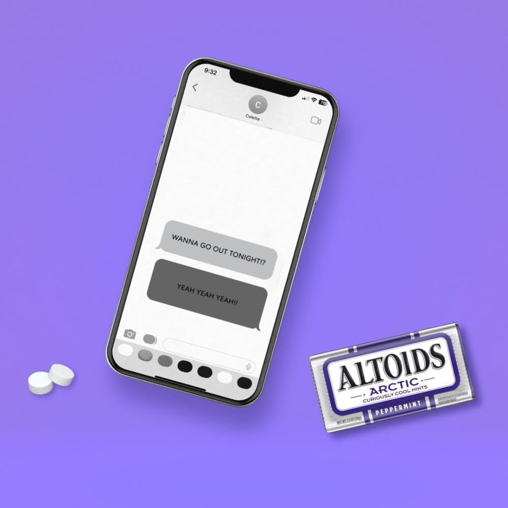 Altoids Arctic fresh breath mints full case display