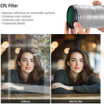 Neewer 67mm filter kit hard shell storage case open