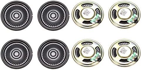 Pack of 8 Uxcell 0.5W round replacement loudspeakers