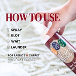 Wine Away non toxic bleach free stain remover for upholstery