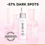 L'Oreal Paris face serum box packaging and key ingredients