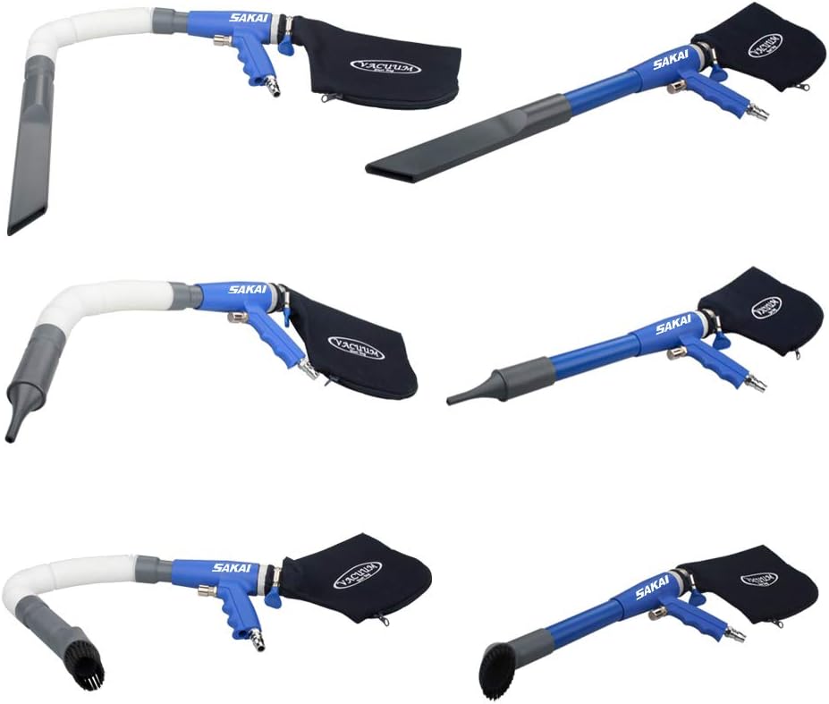 Sakai air gun kit with dust collection bag