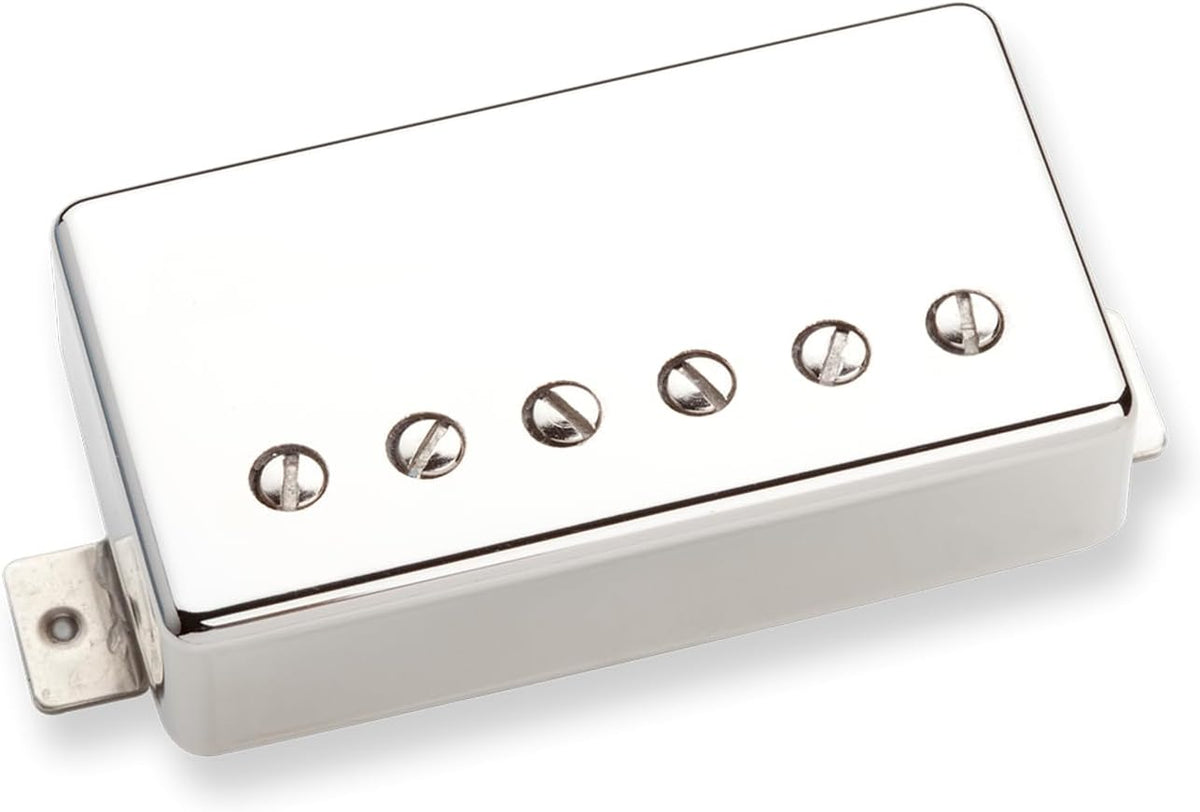 Seymour Duncan white bridge pickup mounted presentation