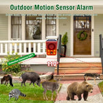 ChunHee solar motion detector showing speaker and strobe light