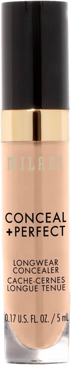 Milani concealer ingredients and product information label