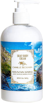 Camille Beckman Silky Body Cream, Unscented, 13 oz | Fragrance-free daily moisturizer; sweet almond oil & herbal complex; restores hydration & elasticity; non-greasy - Image 12