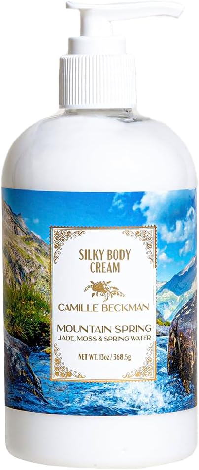 Camille Beckman Silky Body Cream, Unscented, 13 oz | Fragrance-free daily moisturizer; sweet almond oil & herbal complex; restores hydration & elasticity; non-greasy - Image 12