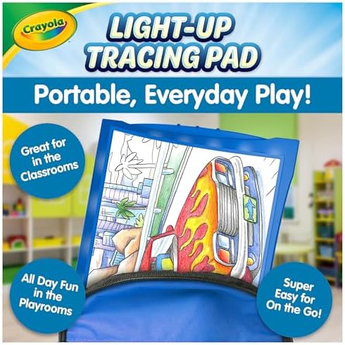 Crayola Light Up Tracing Pad Blue angle view display