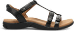 Taos Footwear Women's Trophy 2 Sandal top angle displaying adjustable hook-and-loop straps.
