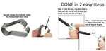 Close up view of slim 0.7mm soft stylus tips for Samsung Tab