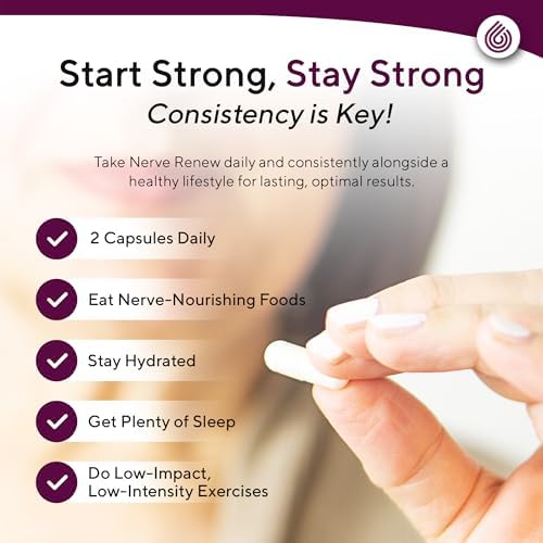 Nerve Renew supplement capsules for nervous system health
