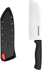 Farberware Edgekeeper 6-Inch Chef Knife with Self-Sharpening Blade Cover, High Carbon-Stainless Steel Kitchen Knife with Ergonomic Handle, Razor-Sharp Knife, Black - Image 10