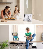 Laivli smart display accessory side view illustrating 360 degree swivel mechanical joint