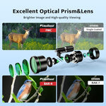 Usogood high definition monocular showing the large twenty-two millimeter comfort eyepiece and focus rings