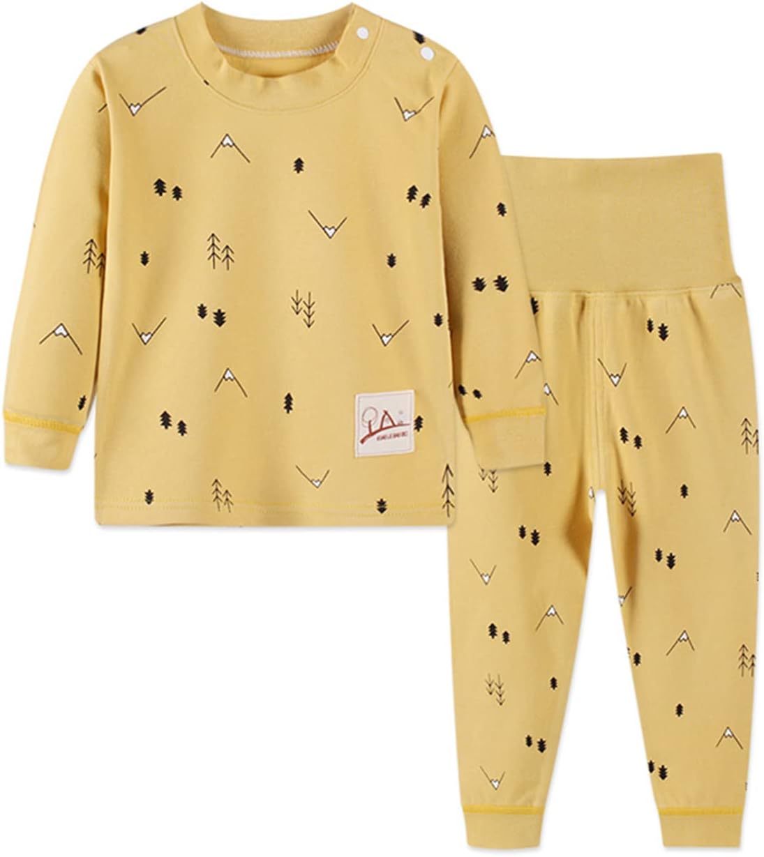 100% Cotton Baby Boys Girls Pajamas Set Long Sleeve Sleepwear - Image 14