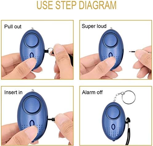 Close up of Kosin 145DB personal alarm pull pin