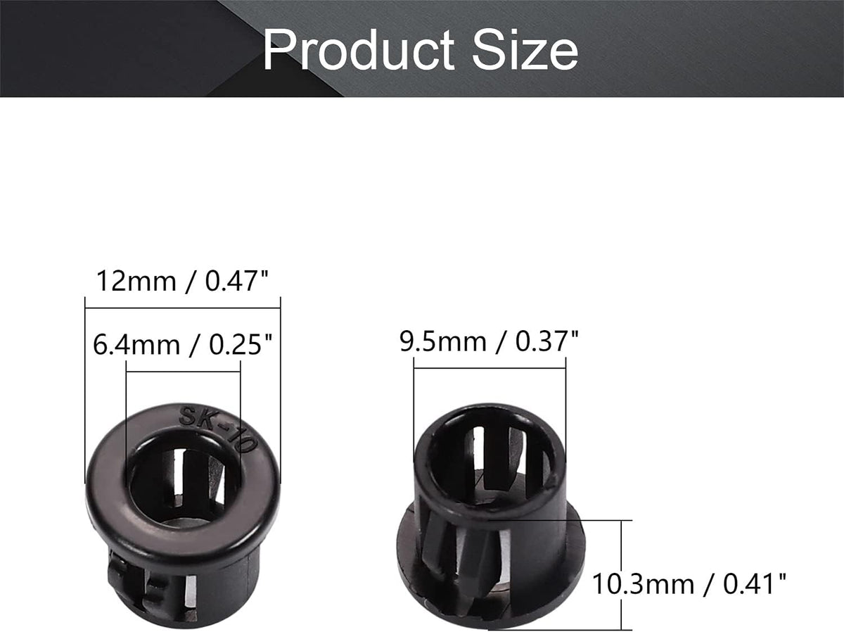 Fielect 10mm nylon grommet pack packaging display