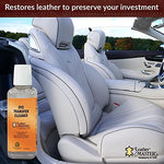 Water based eco friendly leather cleaner for car seats and furniture.