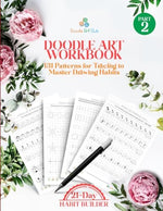 Doodle Art Workbook: 131 Patterns for Tracing to Master Drawing Habits. 21-Day Habit Builder (Doodle Art Practice Workbooks) - Image 2