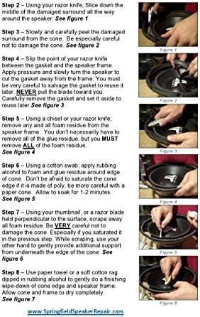 Springfield Speaker repair kit application brush and tools