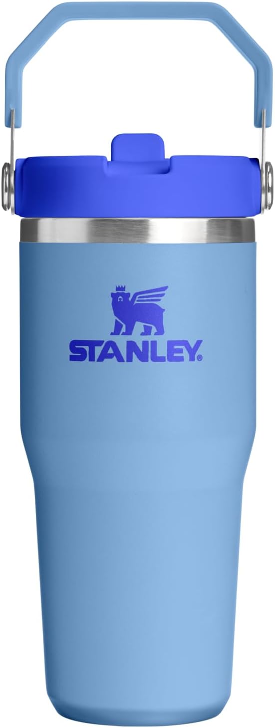 STANLEY IceFlow Flip Straw Tumbler with Handle 30 oz | Twist On Lid and Flip Up Straw | Leak Resistant Water Bottle | Insulated Stainless Steel |BPA-Free | Rose Quartz 1.0 - Image 10