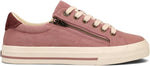 Taos Z Soul canvas sneaker angled view showing lace-up design