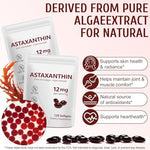 Vortexonix Astaxanthin twelve milligrams dietary supplement for internal circulation support
