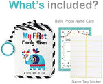 Urban Kiddy my first family album open pages showing clear photo slots