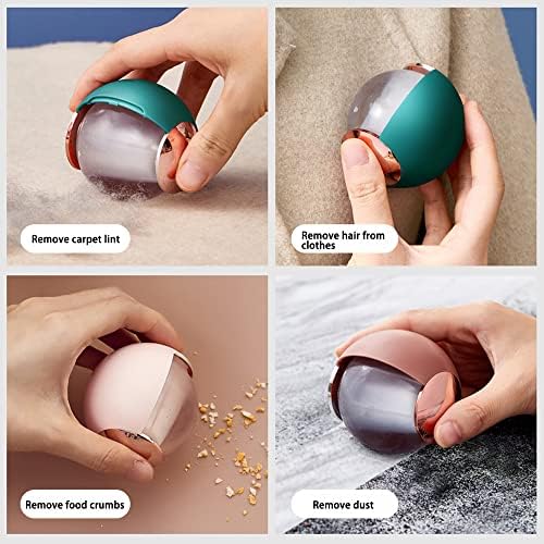 Tecogue reusable pet hair remover being rinsed under water for cleaning.