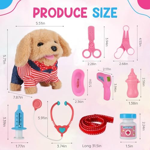Skymetis robot dog with 10 piece veterinary medical kit