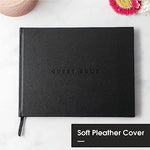 Useful Co. guest book placed on a table as decor