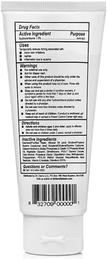 Dermatologist formulated 1 percent hydrocortisone lotion for eczema treatment