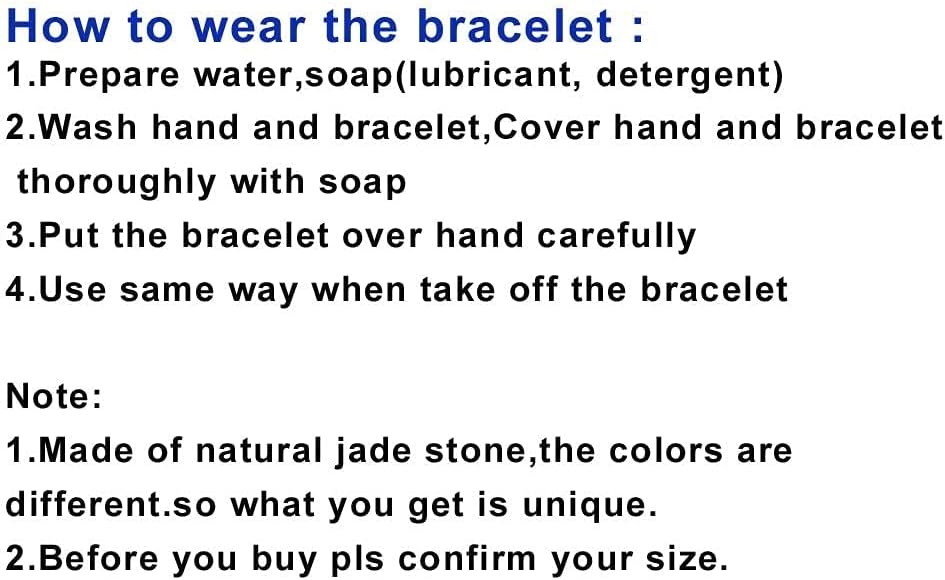 Zimlove classical retro Chinese style jade bracelet packaged inside gift box