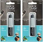 RED by Kiss Quick Cover Root Touch Up Stick, Water-Resistant Temporary Gray Hair Concealer with Brush for Roots and Beard, Long-Lasting Coverage, Easy Application (2 Pack, Black) - Image 2