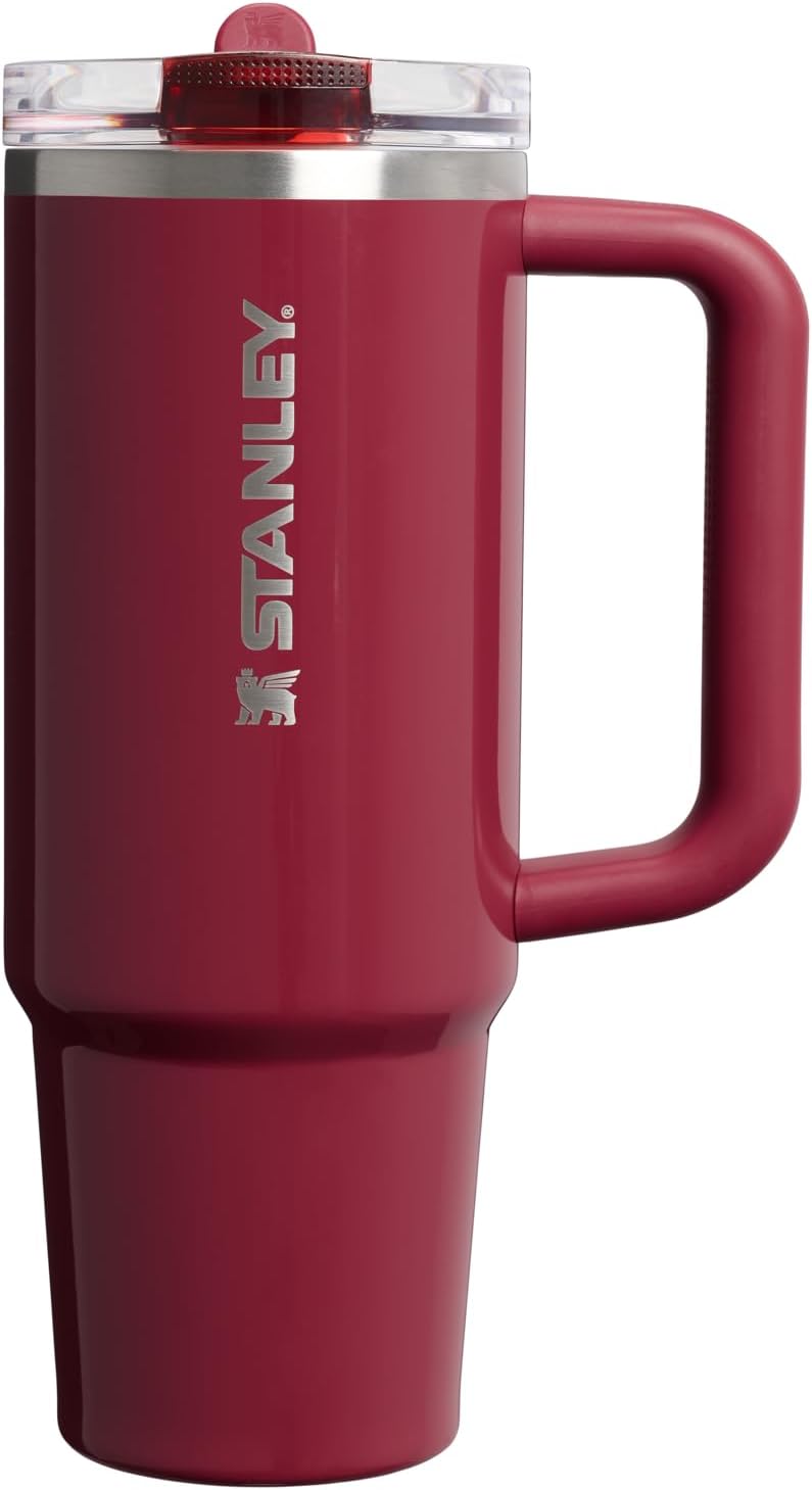 Stanley Quencher ProTour 30 Ounce Cranberry tumbler front view