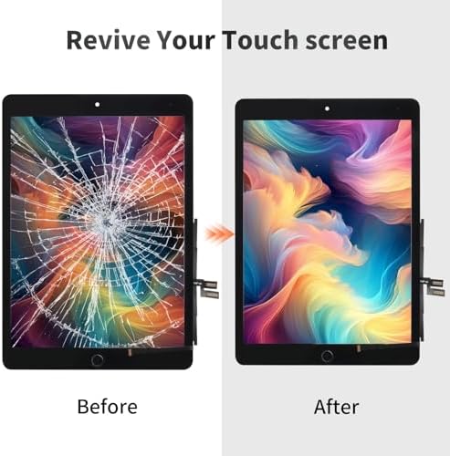Bexupull brand A2602 A2603 tablet glass panel overlay showing precise front camera cutout alignment.